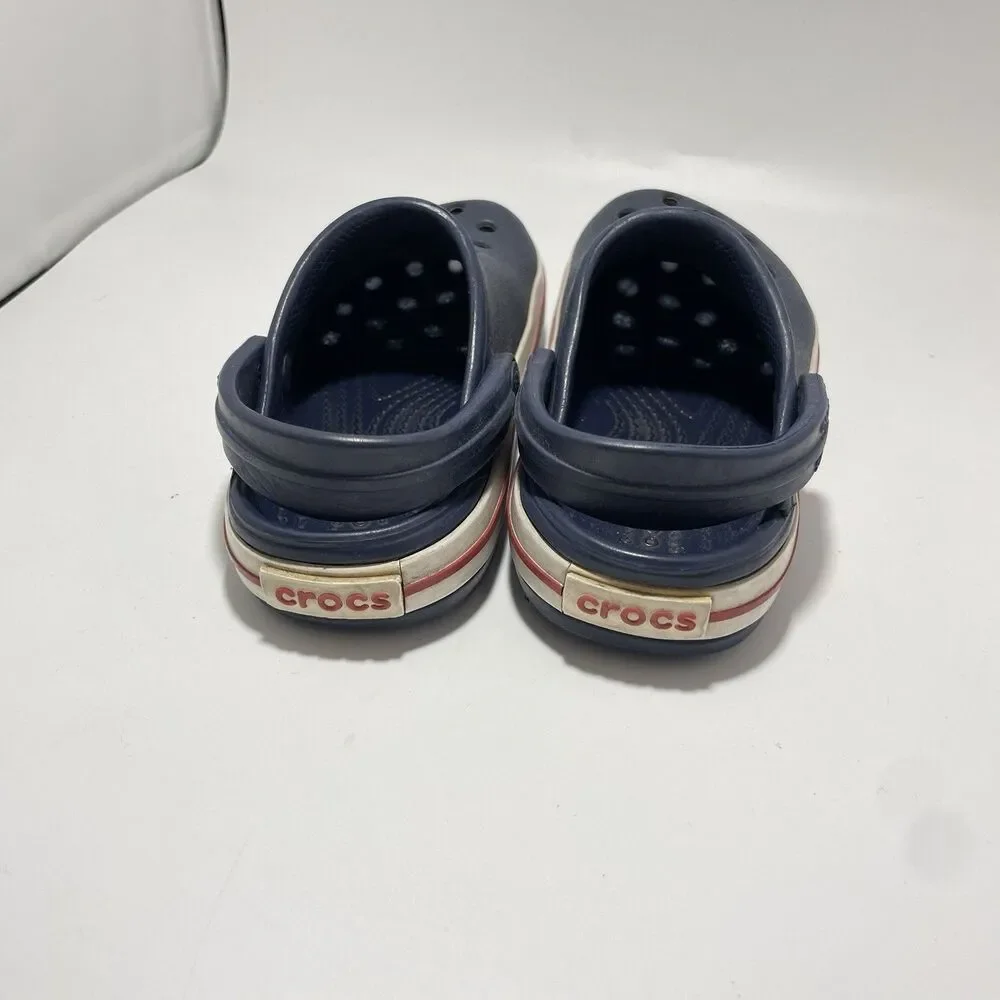 Crocs Boy's Kids’ Toddler Preschool Crocs Crocband Clog Navy red Size C 7